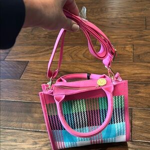 Pink Plaid Women's Handbag Kate Spade